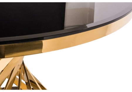 Стол Твистер gold / black